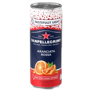 San Pellegrino Blood Orange Aranciata Rossa Can 330Ml (24 Pack)