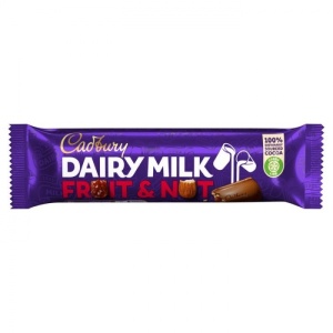 Cadbury Dairy Milk Fruit & Nut Chocolate Bar 49G (48 Pack)