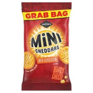 Jacob'S Mini Cheddars Red Leicester 45G Grab Bag (30 Pack)