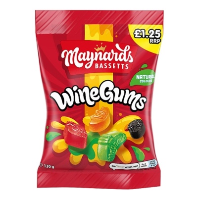 Maynards Bassetts Jelly Babies Bag 130G (10 Pack) Price Marked £1.25