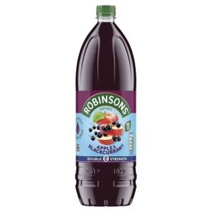 Robinsons Apple & Blackcurrant NAS Double Concentrate Squash 1.75 Litres (6 Pack)