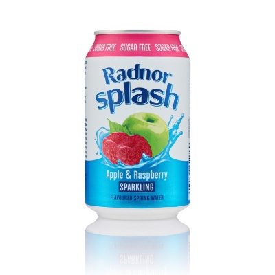 Radnor Hills Splash Apple & Raspberry Sparkling Can 330Ml (24 Pack)