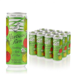 Heartsease Farm Sparkling Apple & Pear Can 330ml (12 Pack)