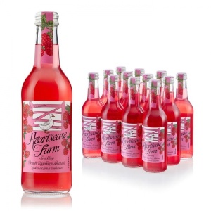 Heartsease Farm Raspberry Lemonade Glass Bottle 330Ml (12 Pack)