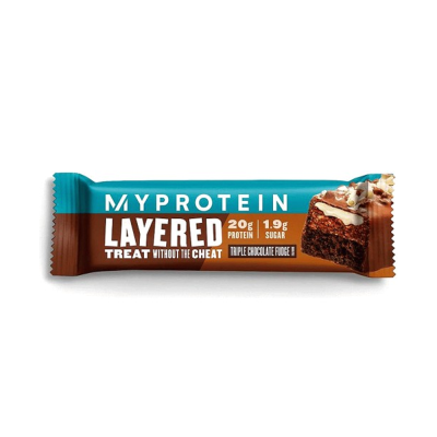 My Protein Triple Chocolate Layered Protein Bar 60G (12 Pack)