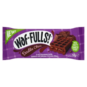 Waf*FULLS! Double Chocolate Waffle Sandwich 50g (48 Pack)