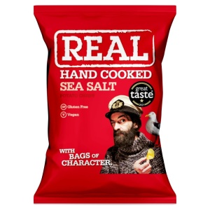 Real Crisps Sea Salt 35G (24 Pack)