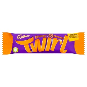 Cadbury Twirl Orange Chocolate Bar 43G (48 Pack)