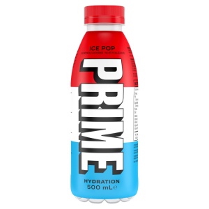 Prime Hydration Ice Pop 500ml Bottle (12 Pack)