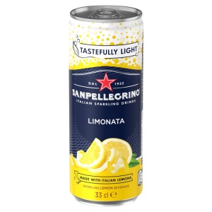 San Pellegrino Lemon Limonata Can 330ml (24 Pack)