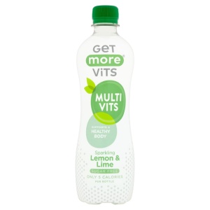 Get More Vits Multivitamin Sparkling Lemon & Lime 500Ml (12 Pack)