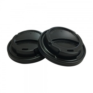 80mm Black Sip Thru Lid x 1000