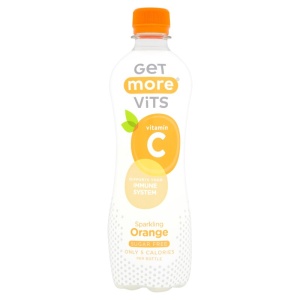 Get More Vits Vitamin C Sparkling Orange 500Ml (12 Pack)