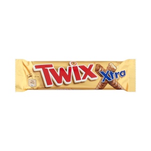 Twix Xtra Milk Chocolate Biscuit Twin Bars 75G (24 Pack)