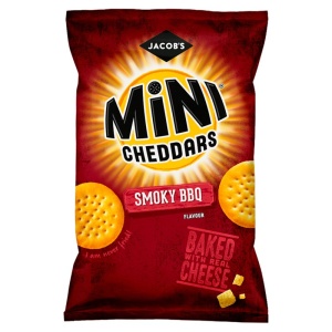 Jacob'S Mini Cheddars Smoky Bbq 45G (30 Pack)