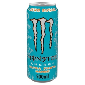 Monster Energy Ultra Fiesta Zero Sugar Cans 500ml (12 Pack)