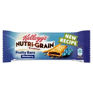 Kellogg'S Nutri-Grain Breakfast Fruity Bar - Blueberry 37G (25 Pack)