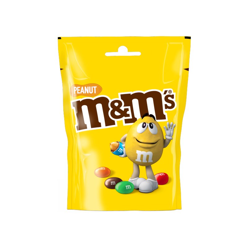 M&M's Peanut Pouch 125g (12 Pack)