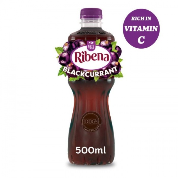 Ribena Blackcurrant 500Ml (12 Pack)