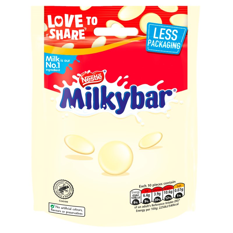 Milkybar Giant Buttons Pouch 94G (11 Pack)