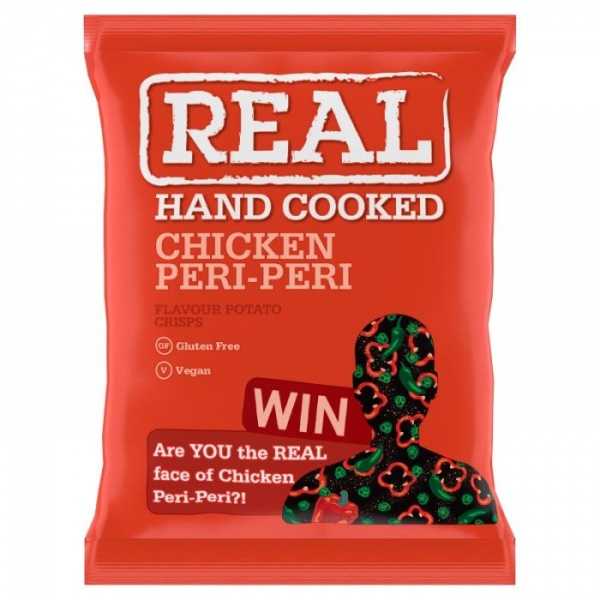 Real Crisps Peri-Peri Chicken 35g (24 Pack)