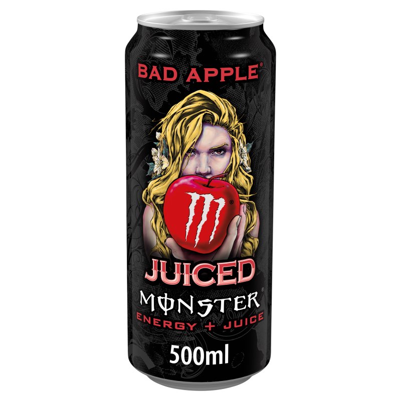 Monster Energy Bad Apple Juiced Can 500Ml (12 Pack)