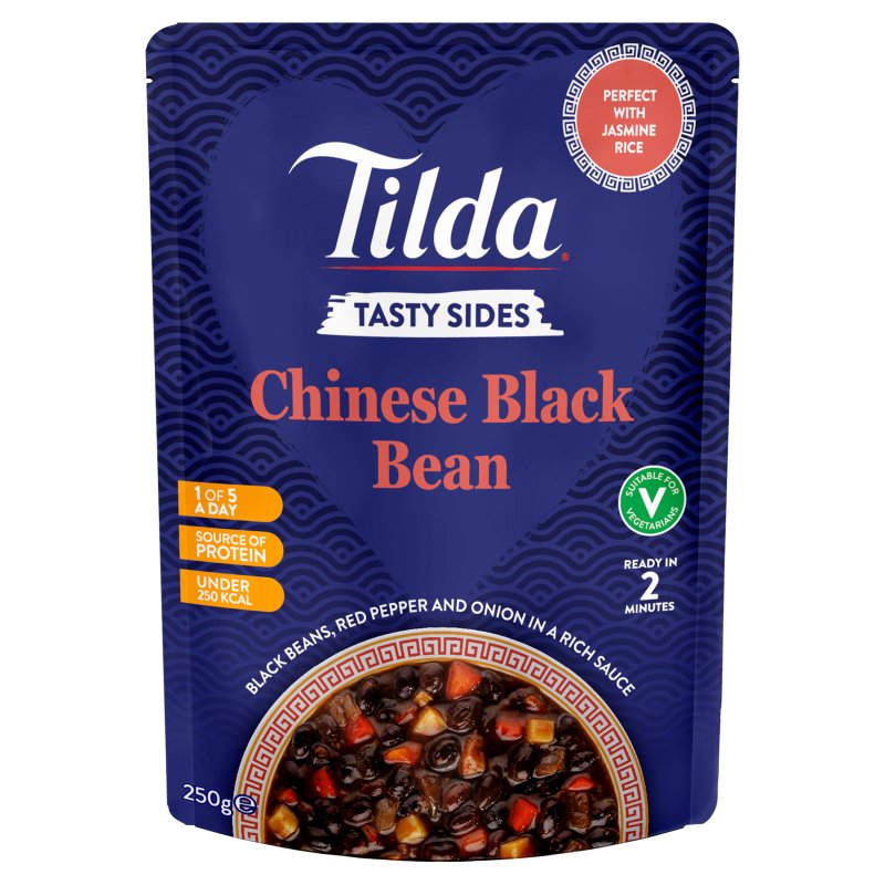 Tilda Tasty Sides Chinese Black Bean 250G (6 Pack)