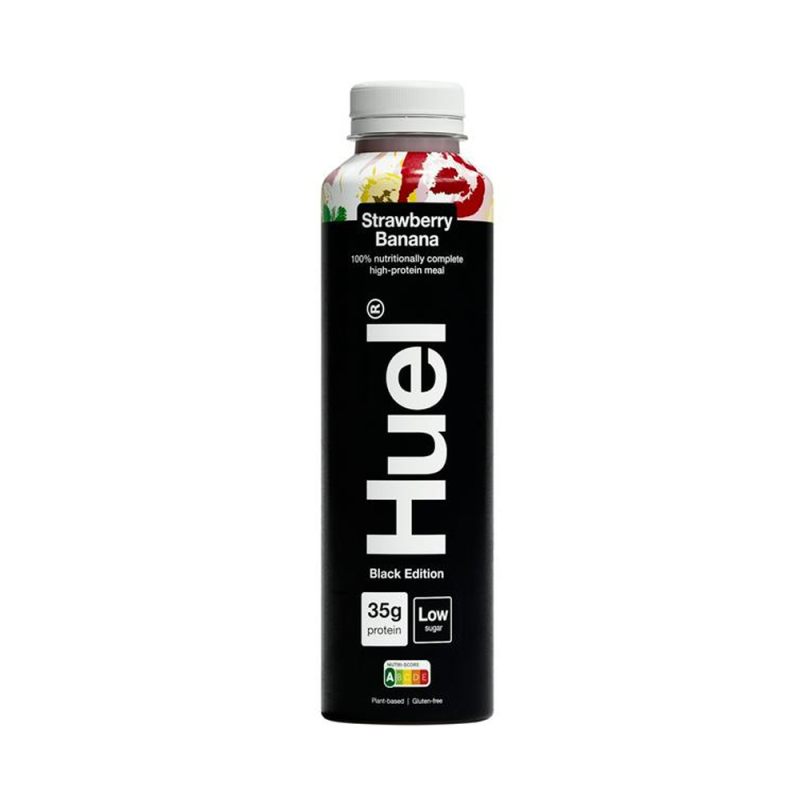 Huel Black Edition Strawberry & Banana Mel Drink 500Ml ( 8 Pack)