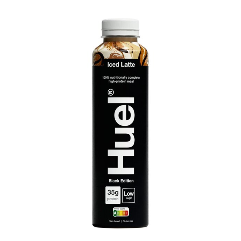 Huel Black Edition Iced Latte Complete Meal Drink 500Ml ( 8 Pack)