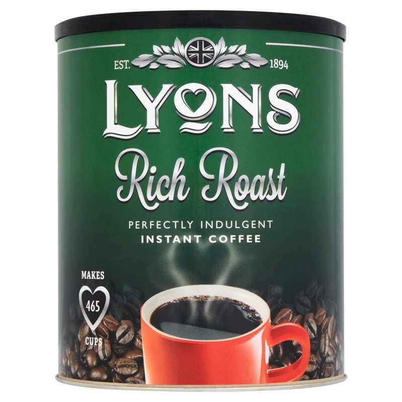 Lyons Rich Roast Instant Coffee Granules 750g (6 Pack)