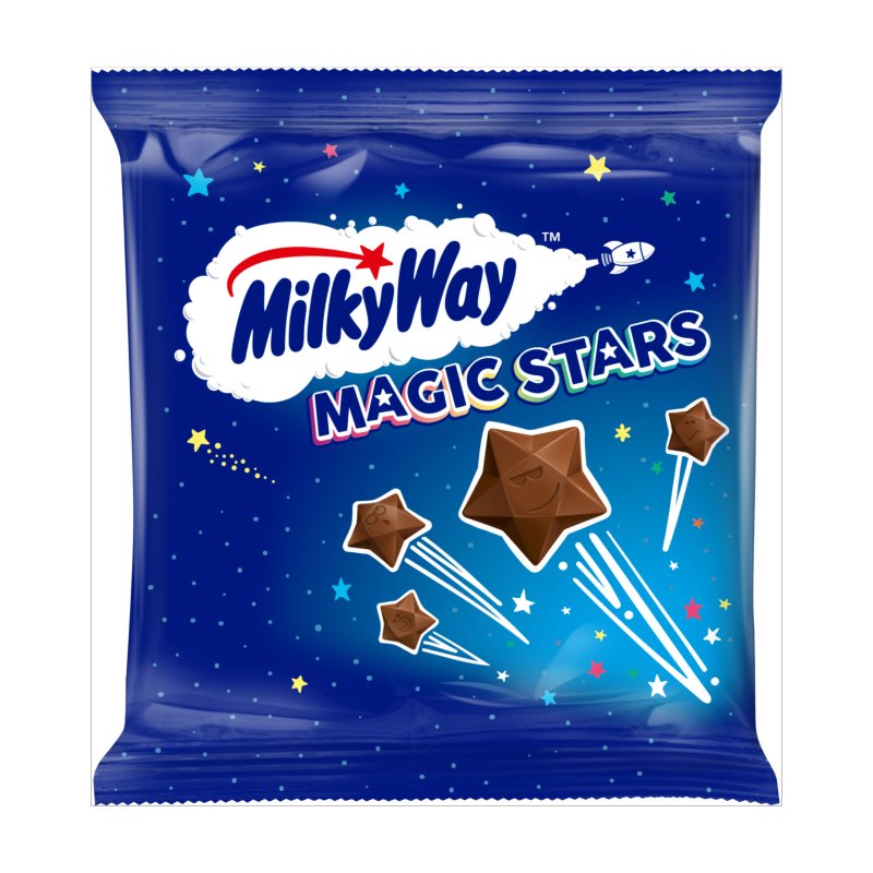 Milky Way Magic Stars Milk Chocolate Bag 33G (36 Pack)