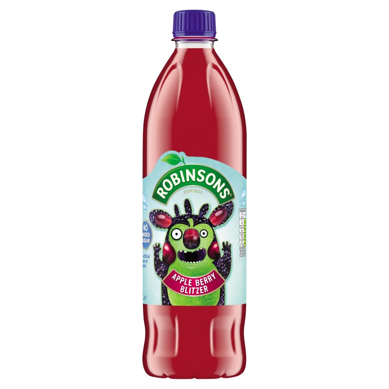 Robinsons Apple & Blackcurrant NAS Squash 1 Litre (12 Pack)