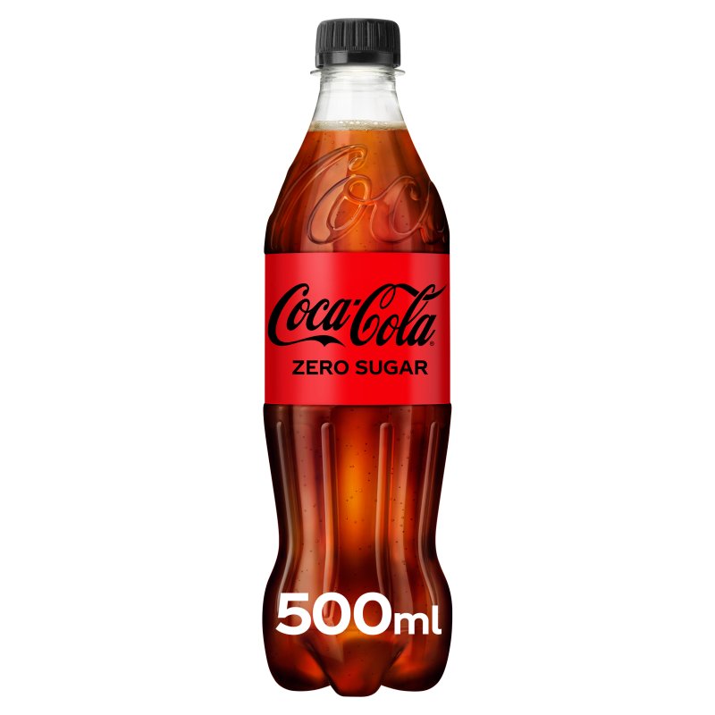 Coca-Cola Zero Sugar 500ml Bottle (12 Pack)