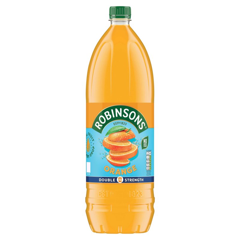 Robinsons Orange NAS Double Concentrate Squash 1.75 Litres (6 Pack)