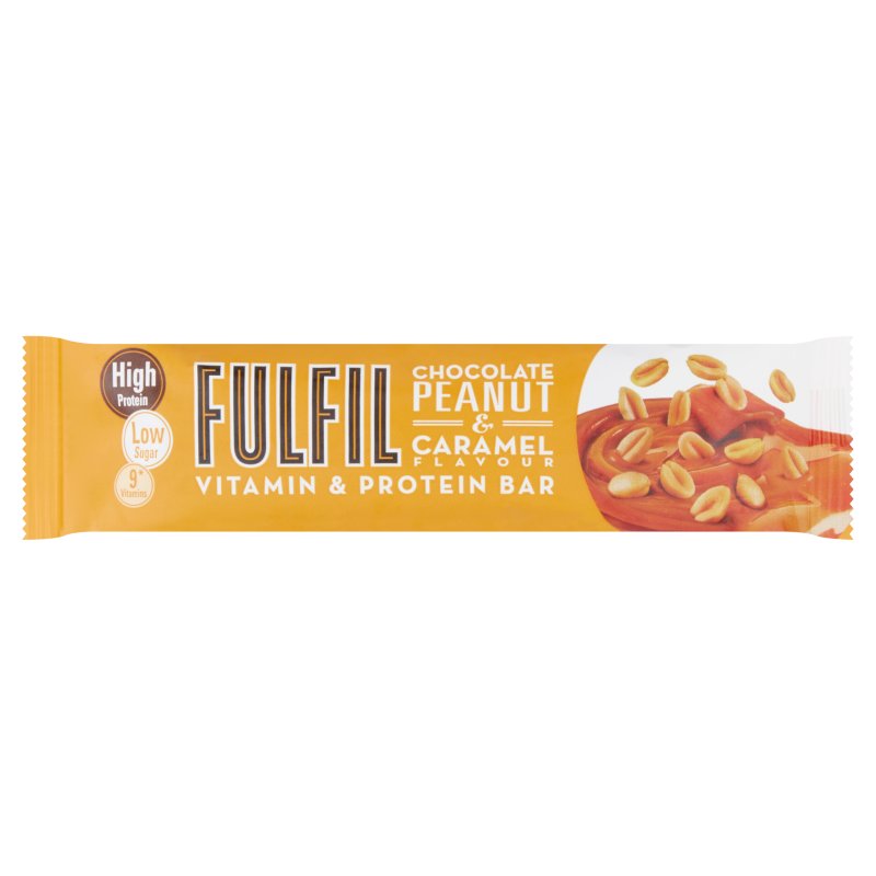 Fulfil Peanut & Caramel Vitamin & Protein Bar 55G (15 Pack)