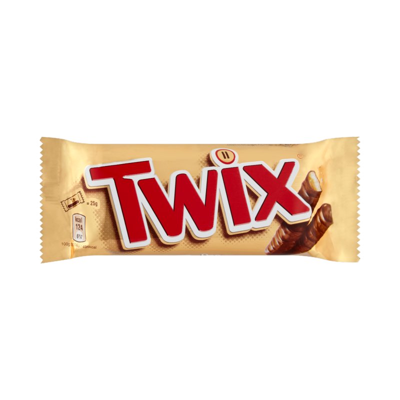 Twix 2 x 25g Bars (25 Pack)