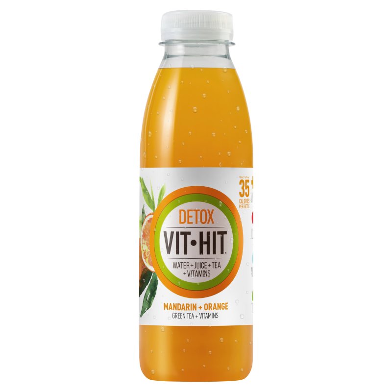 Vit Hit Detox Mandarin 500ml (12 Pack)