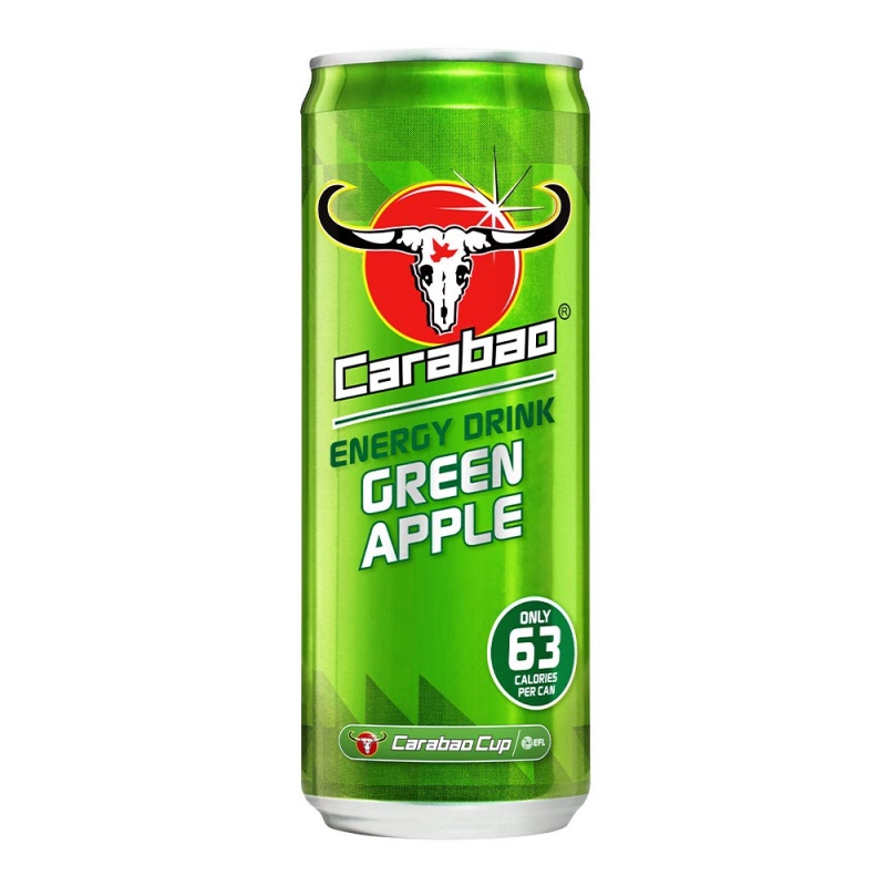 Carabao Green Apple Energy Can 330ml (12 Pack)