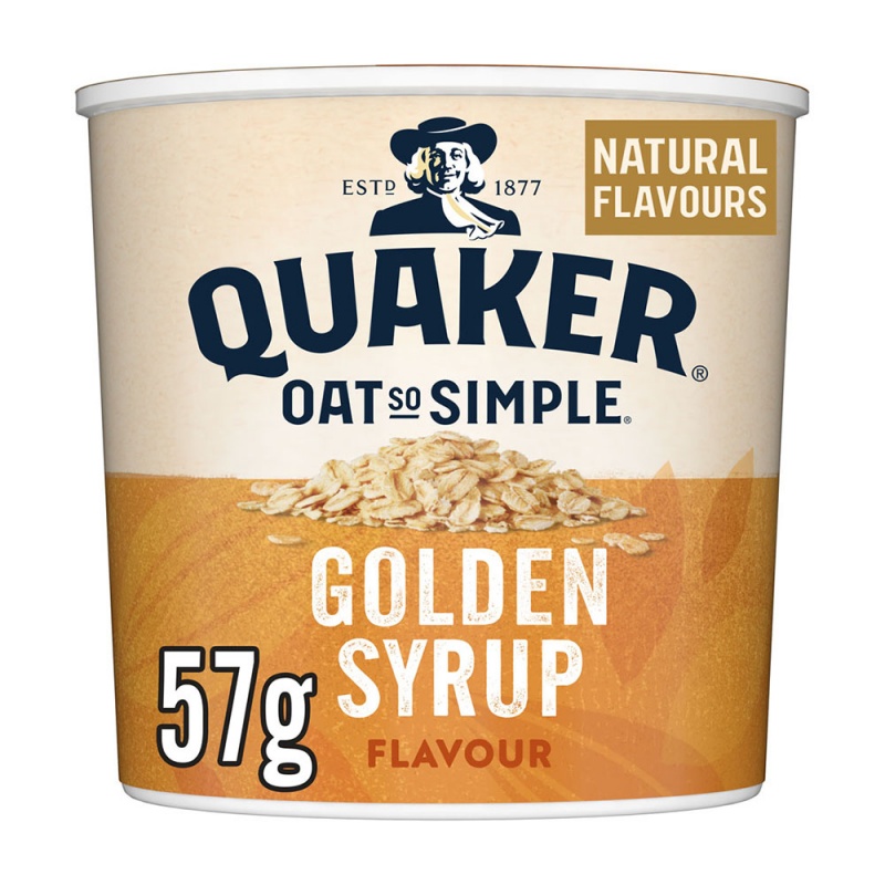 Quaker Oat So Simple Golden Syrup Porridge Pot 57g (8 Pack)