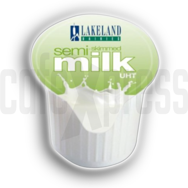 Lakeland long Life Milk Pots - Semi-Skimmed Milk (1x120)