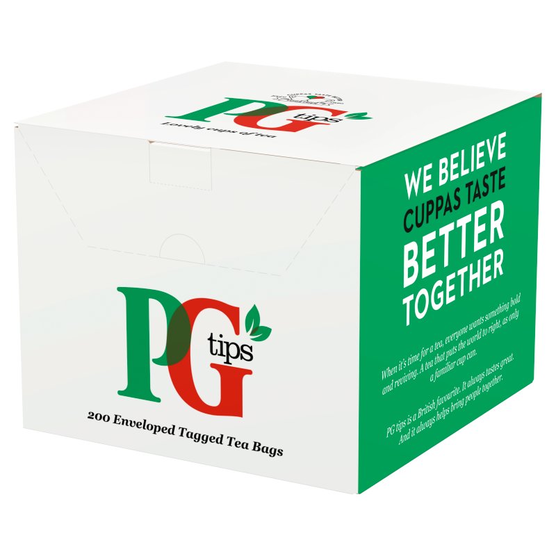 PG Tips Envelope Tea Bags (200 Pack)